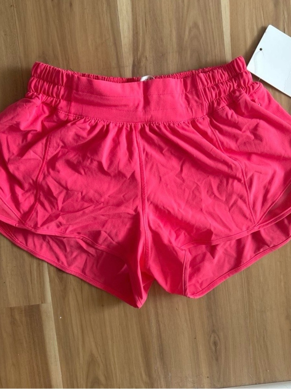 lululemon athletica Women's Neon Pink Running Shorts